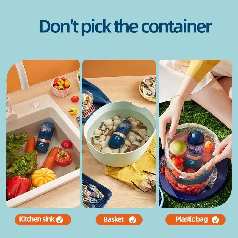 Portable Fruit And Vegetable Cleaner USB Washing Machine