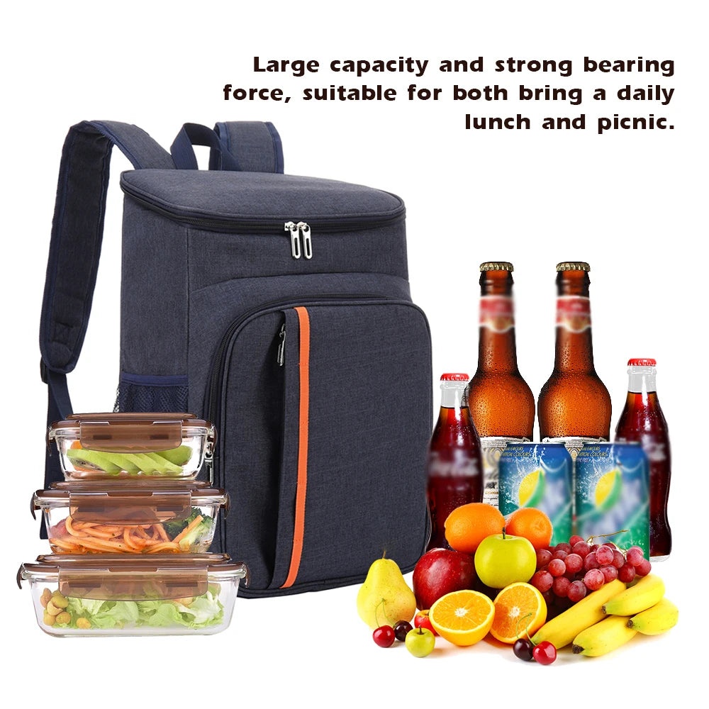 18L Large Capacity Lunch Backpack &ndash; Leak Proof Insulated Bag