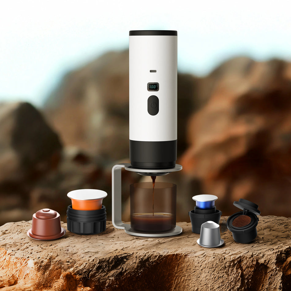 2025 New Portable Capsule Coffee Machine &ndash; High Pressure Brewing with Touch Screen Display