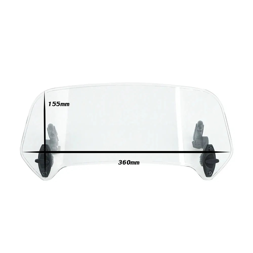 Heighten Windscreen Windshield For BMW R1300GS For HONDA For YAMAHA For SUZUKI For Kawasaki For Vespa Wind Screen Shield Spoiler by InterCyprus Trading Ltd