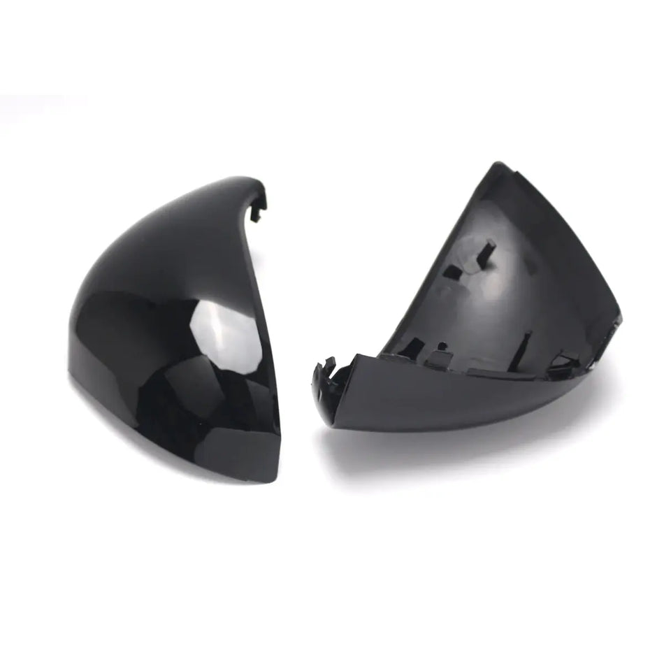 Glossy Black ABS Wing Mirror Covers For Peugeot 207 2006-2015 by InterCyprus Trading Ltd