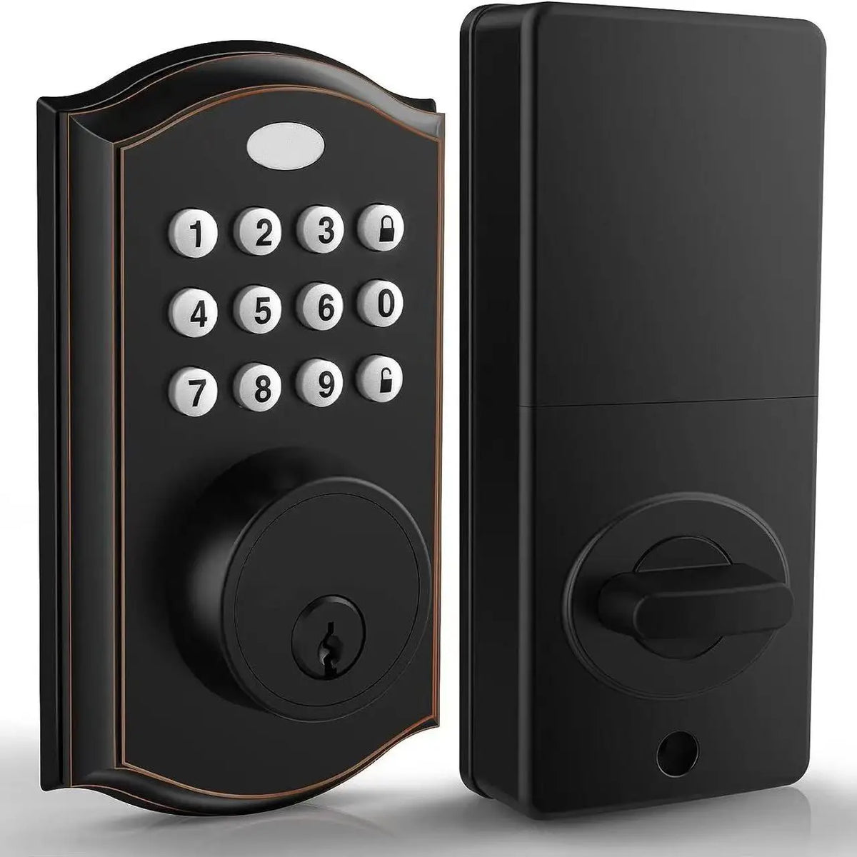 Noqiz Keyless Entry Door Lock With Keypad - Waterproof ORB
