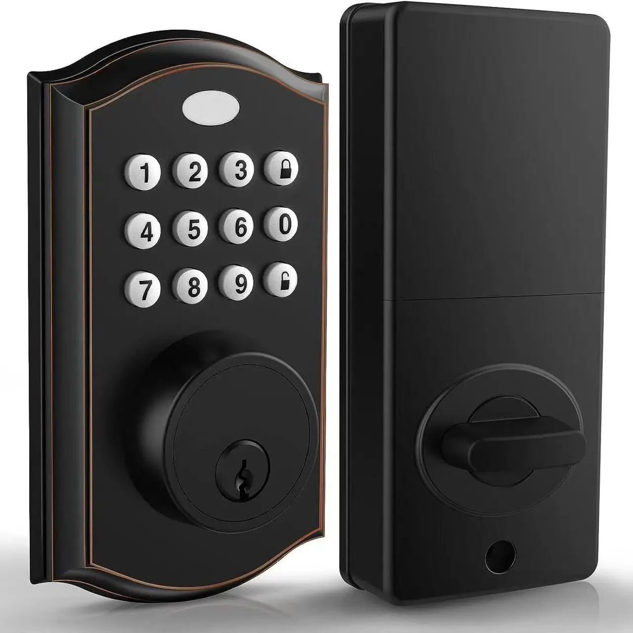 Noqiz Keyless Entry Door Lock With Keypad - Waterproof ORB