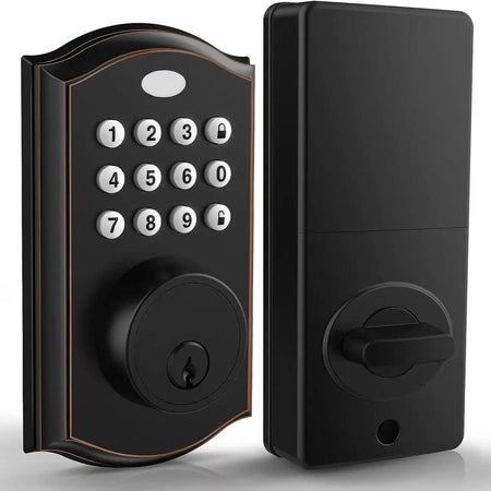 Noqiz Keyless Entry Door Lock With Keypad - Waterproof ORB