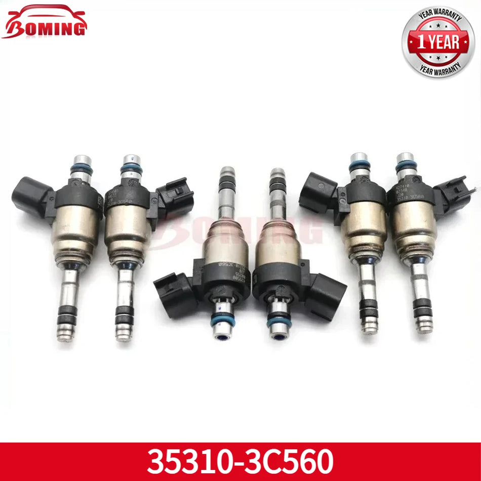 Fuel Injector Nozzle 6Pcs for Hyundai Azera 3.3L 3.8L