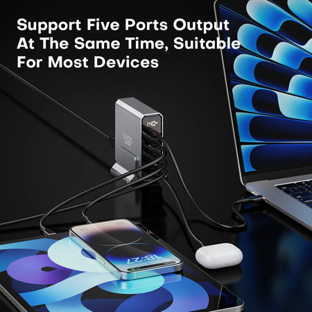 ASOMETECH 140W GaN USB Type C Charger &ndash; Ultra-Fast Quick Charge Technology