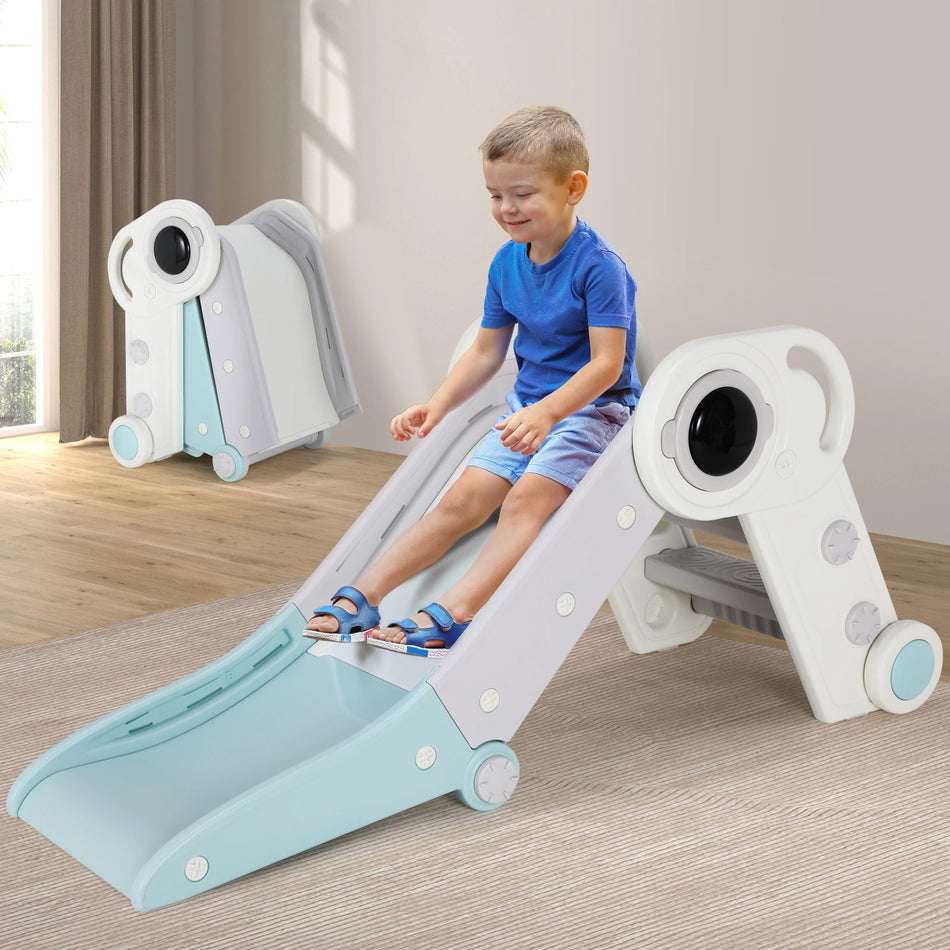 Dvojitá skluzavka pro děti na hraní do vnitřních i venkovních prostor