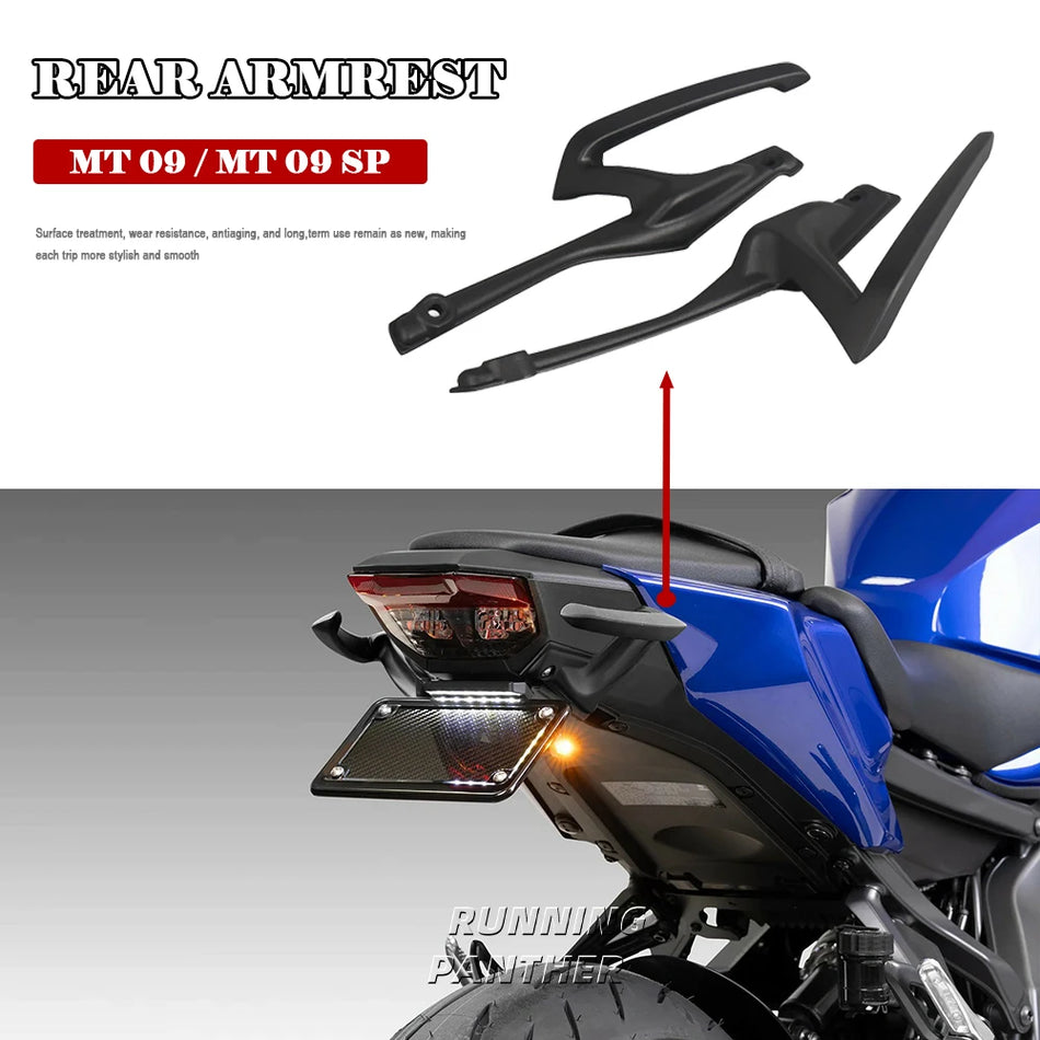 Aizmugures satveršanas stienis melnā krāsā Yamaha MT-09 MT-09 SP