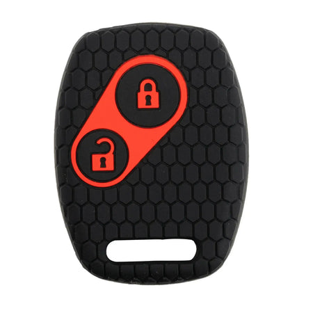 Silicone 2 Buttons Car Key Case Shell Remote Fob Cover For Honda CR-V Civic Insight Fit SRV FRV chord 7 Jazz Gr8 150 R by InterCyprus Trading Ltd