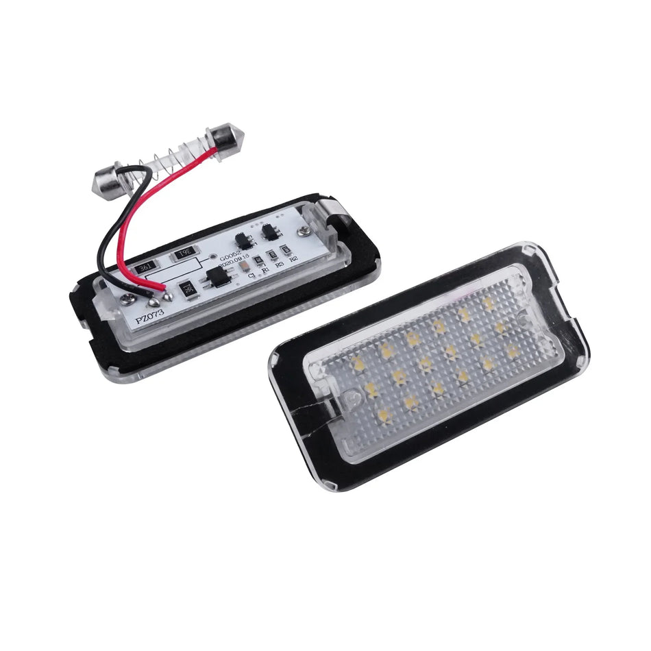 Osvětlení registrační značky Fiat 500 Abarth 18SMD Canbus bez chyby OBC