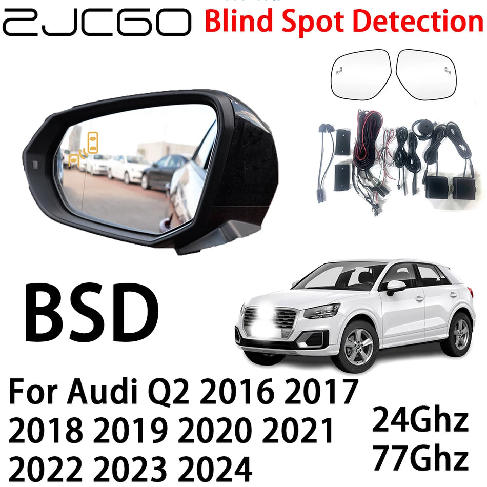 Sistema di Avviso Radar con Rilevamento dell'Angolo Morto e Avviso di Sicurezza per Audi Q2