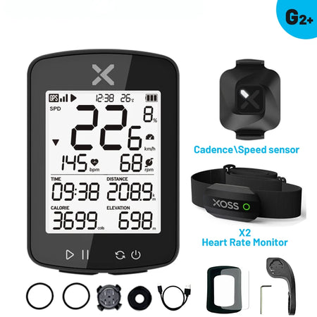 XOSS G2 Plus Bike Computer &ndash; Waterproof Wireless GPS Cycling Speedometer G2 plus group7 1