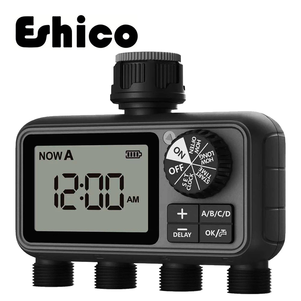 Eshico HCT-M09 &ndash; 4 Zone Smart Irrigation Timer System