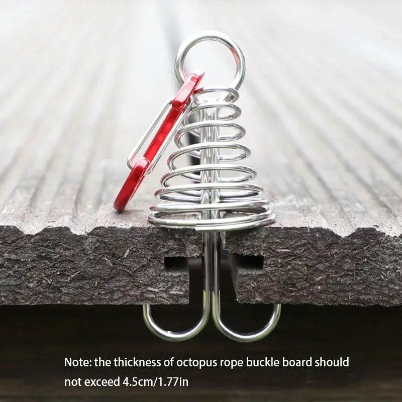 Octopus Tent Rope Fixing Buckles - 4pcs Camping Set