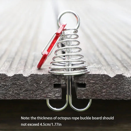 Octopus Tent Rope Fixing Buckles - 4pcs Camping Set