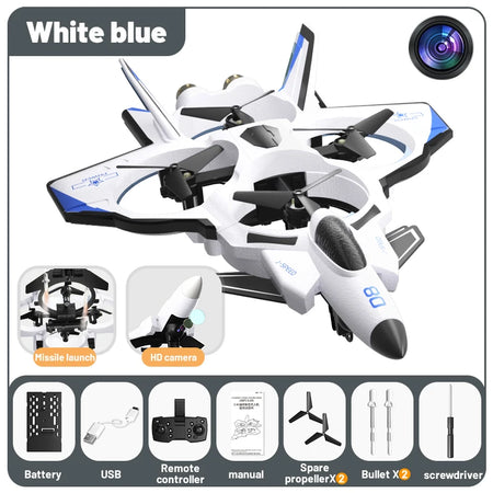 JJRC 2024 H121 Stunt Performance Drone - 8K Camera Foam Blue-Camera