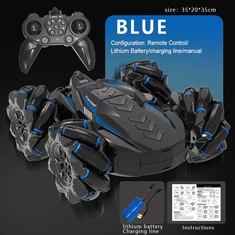 Remote Control Stunt Car &ndash; 360 Degree Rotation and Long Endurance LS-SMC