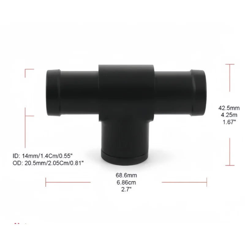 Conector de furtun de încălzire din aluminiu pentru Nissan Infiniti 350Z G35