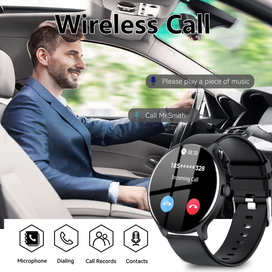 LAXASFIT 2025 Έξυπνο Ρολόι IP68 Αδιάβροχο Android IOS