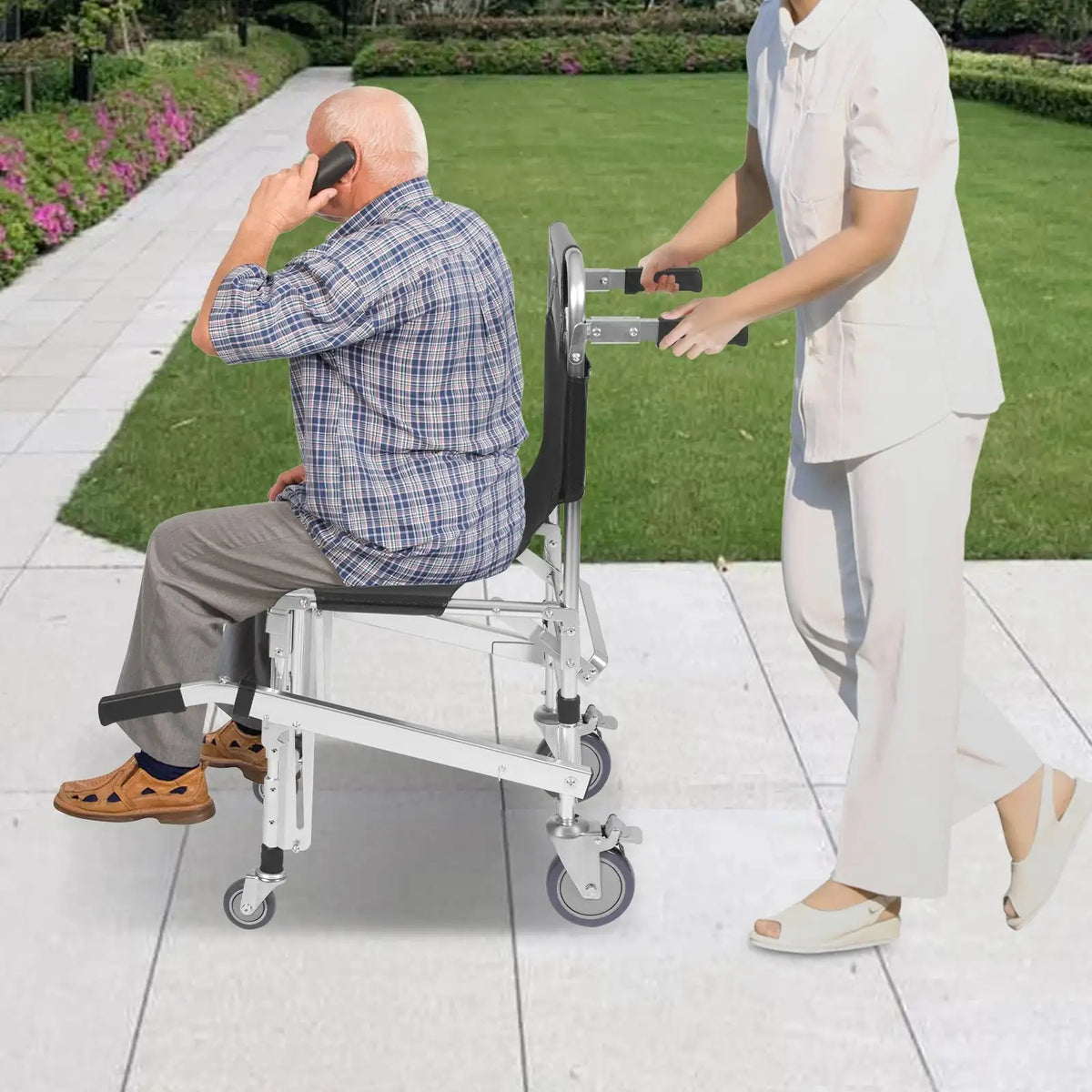 Stair Climbing Wheelchair Foldable &ndash; Ultra Lightweight