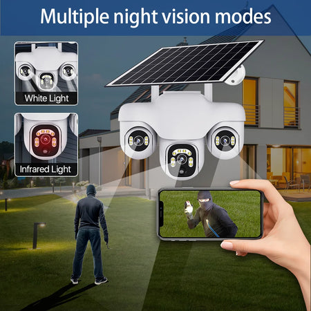 12MP Solar PTZ Camera