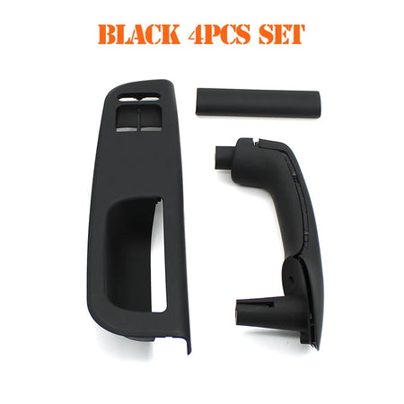 LHD Car Window Switch Cover Panel &ndash; Premium Replacement for Volkswagen Vehicles Black 4pcs