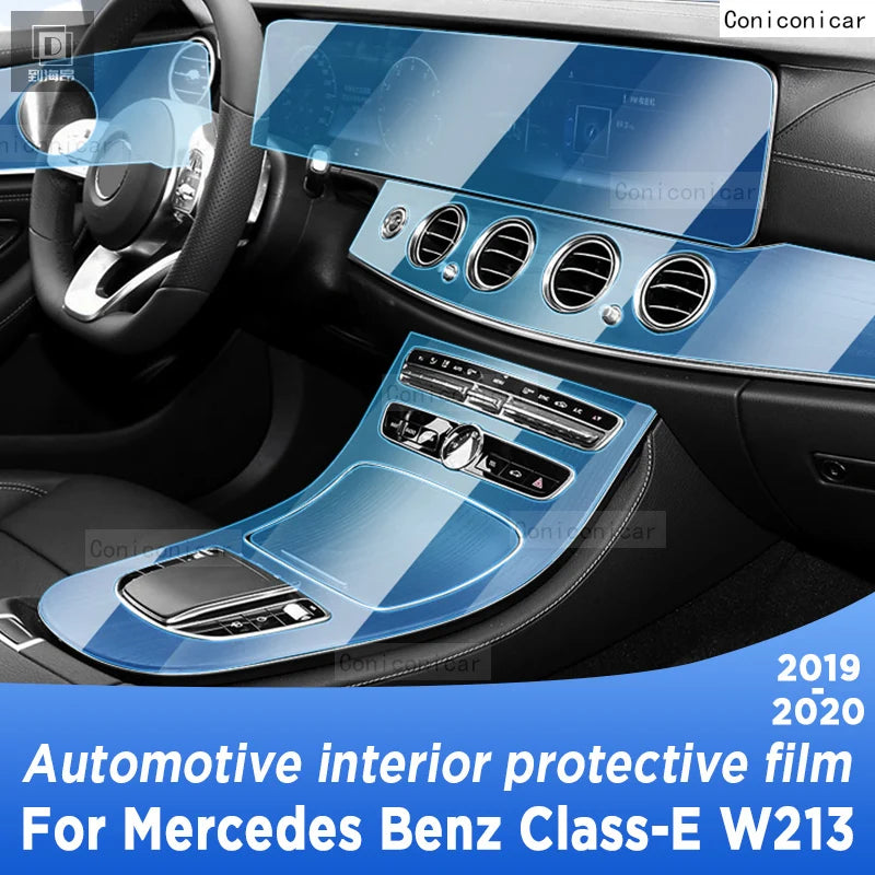 Transparent TPU Film For Mercedes E Class W213 Interior