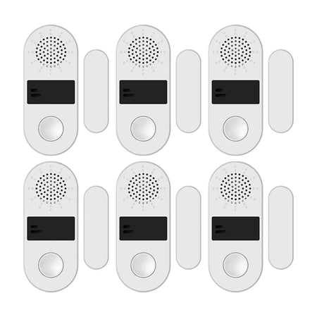 Door Window Alarm &ndash; 130dB Ultra Loud Sound And Light Wifi 6pc