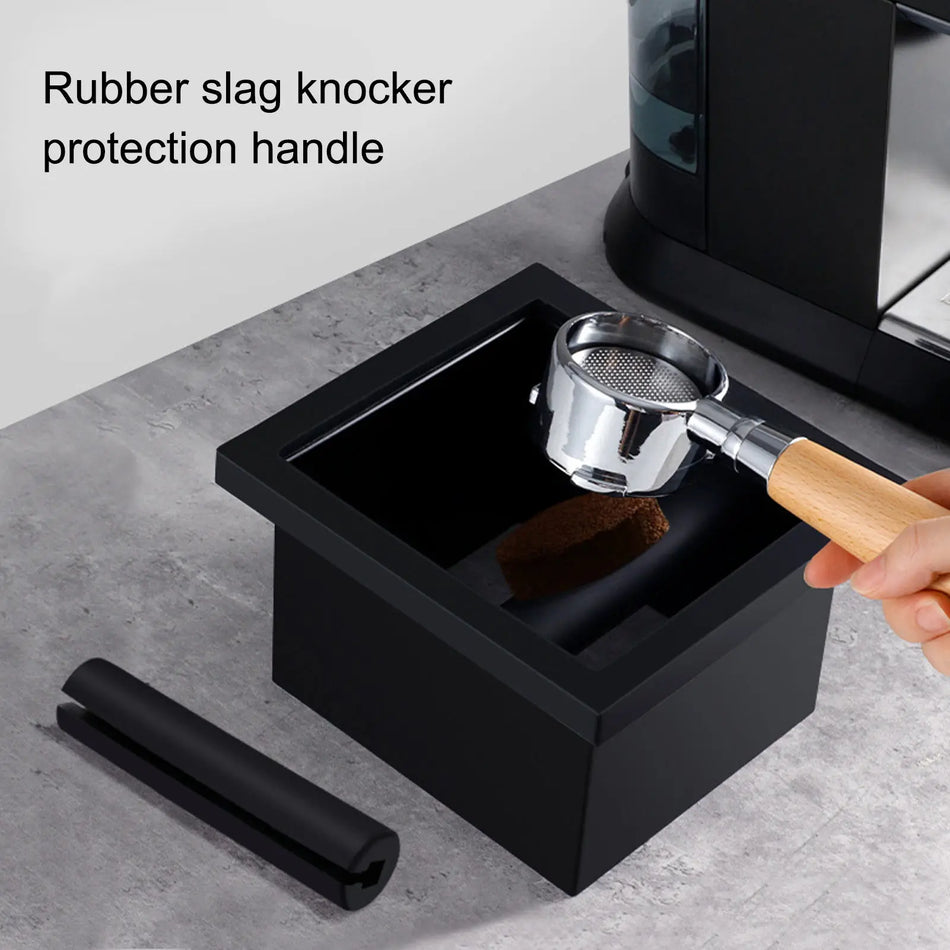 Coffee Ground Knock Box &ndash; Bottomless Design For Cafe Use