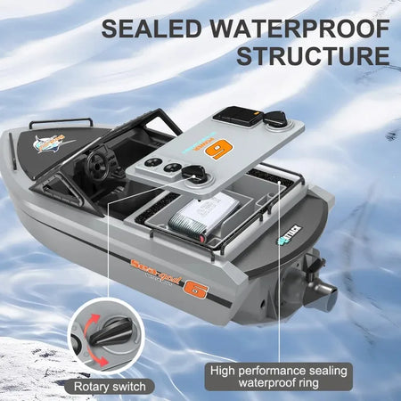 ZEY RC Brushless Jet 2.4G Remote Control Speedboat for Boys