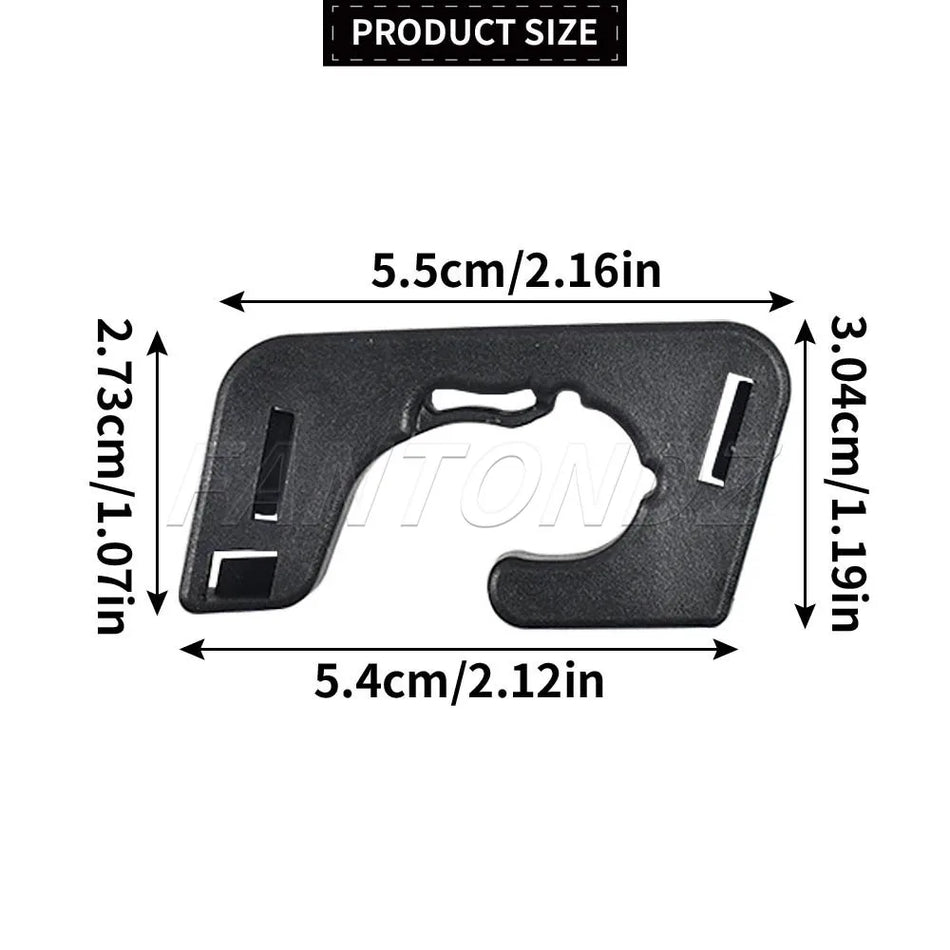 Ganchos de estante de maletero con gancho y perchero para Fiat 500X 2015+