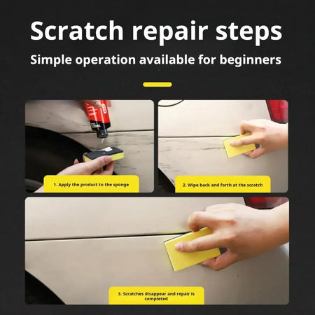 Car Scratch Solvent Kit - Effortless Scratch Repair &amp; Shine Restoration