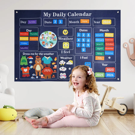 My First Daily Classroom Calendar - Preschool Learning Tool