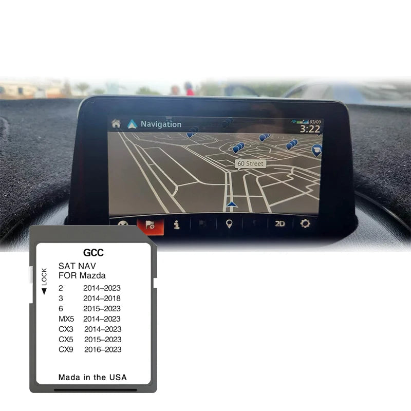 NAVINESA CX5 2015-2023 Sat Nav SD Card &ndash; Qatar Map Update