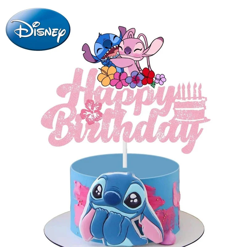 🟠 Disney Lilo & Stitch Girl's Girl's Clove Caster Decoration и розовый стежк