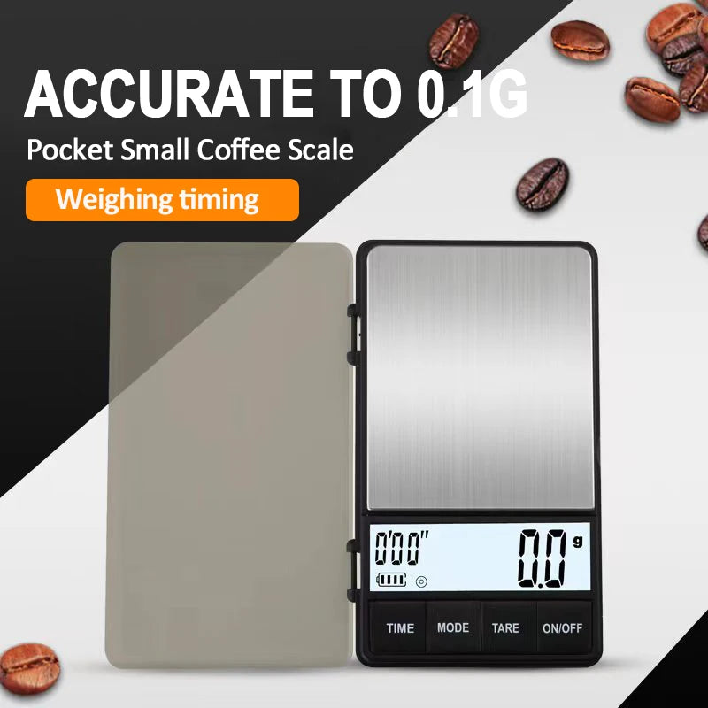 Mini Pocket Coffee Scale 1Kg 0.1g LCD &ndash; Backlit Display