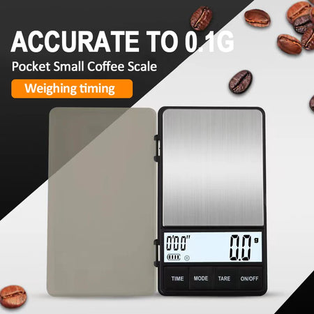 Mini Pocket Coffee Scale 1Kg 0.1g LCD &ndash; Backlit Display