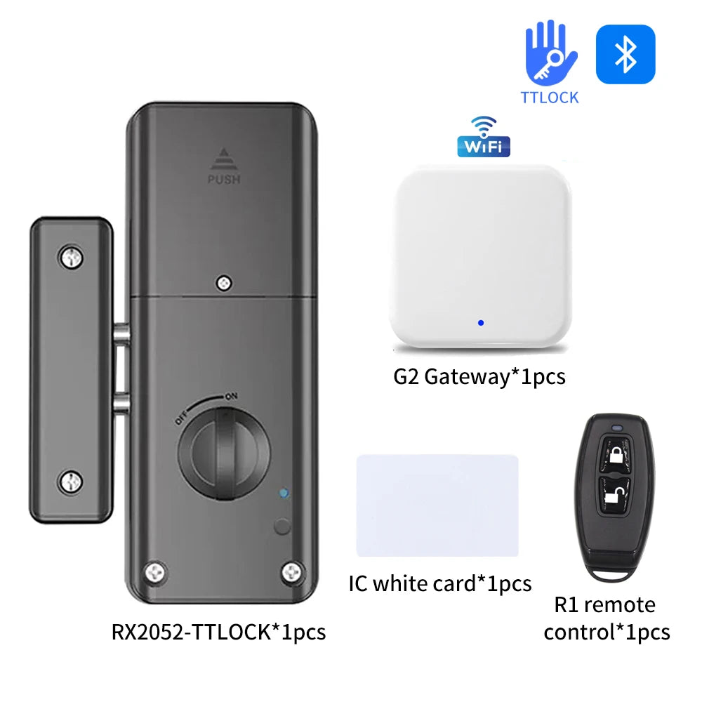 TTLOCK Compatible Wireless Keypad and Smart Electric Motor Lock Kits ...
