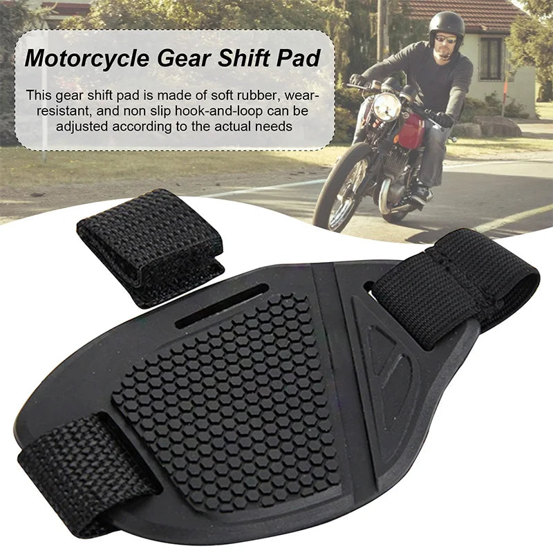 Motorfiets schakelpadhouder met antislip schild, duurzaam polyester nylon