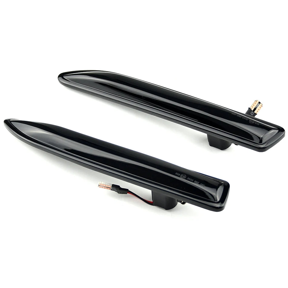 Luces de marcador lateral ahumadas ámbar para Ford Mondeo Mk4 BA7 2007-2015