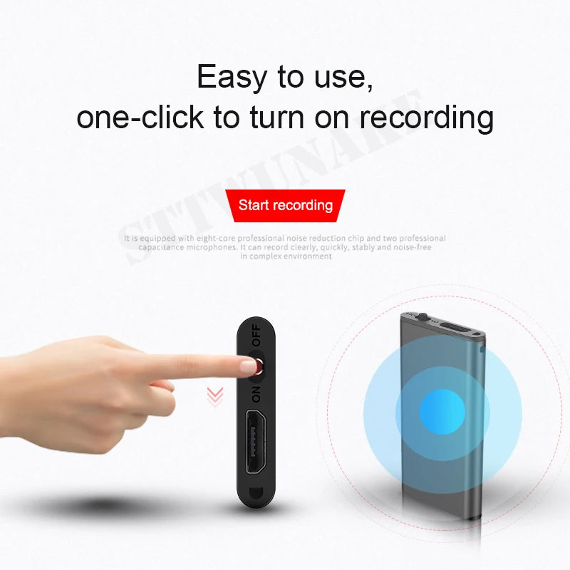 Q1 Voice Recorder &ndash; Compact Dictaphone With Voice Activation