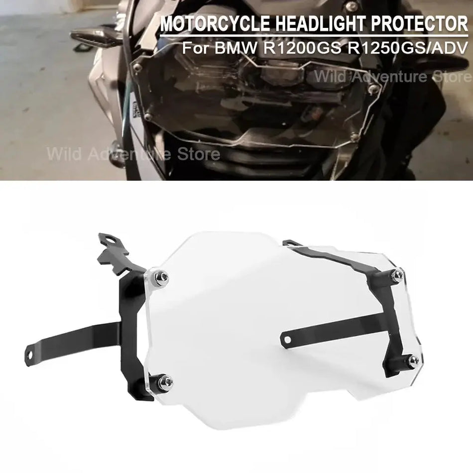 Motorcycle Headlight Protector For BMW R1200GS Adventure R1250GS LC R 1200 1250 GS/ADV gs1200 2013-2020 Head Light Guard Cover by InterCyprus Trading Ltd