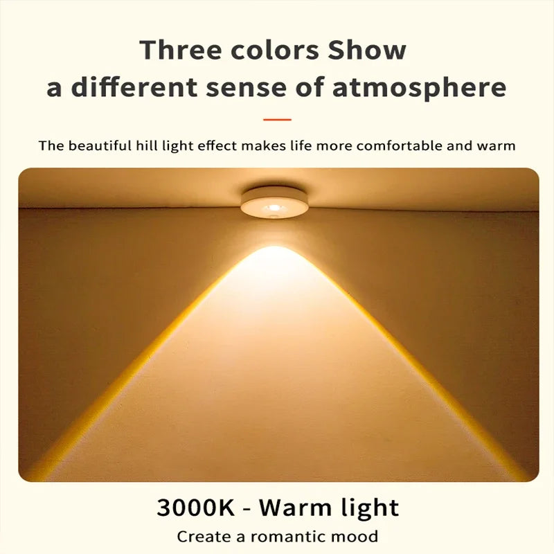 PIR Motion Sensor LED Cabinet Light - Dimmable Night Light