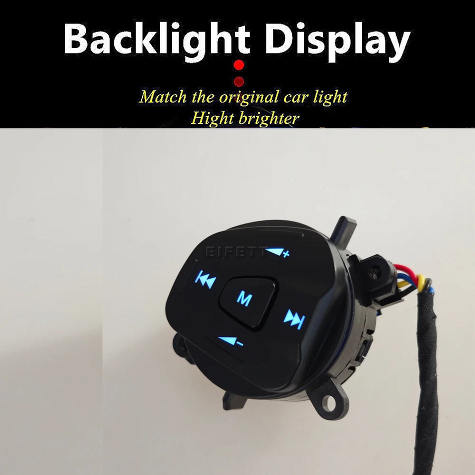 Interrupteur de bouton de contrôle de volant pour Ford Fiesta Mk7 Mk8 ST Ecosport 2013-2015