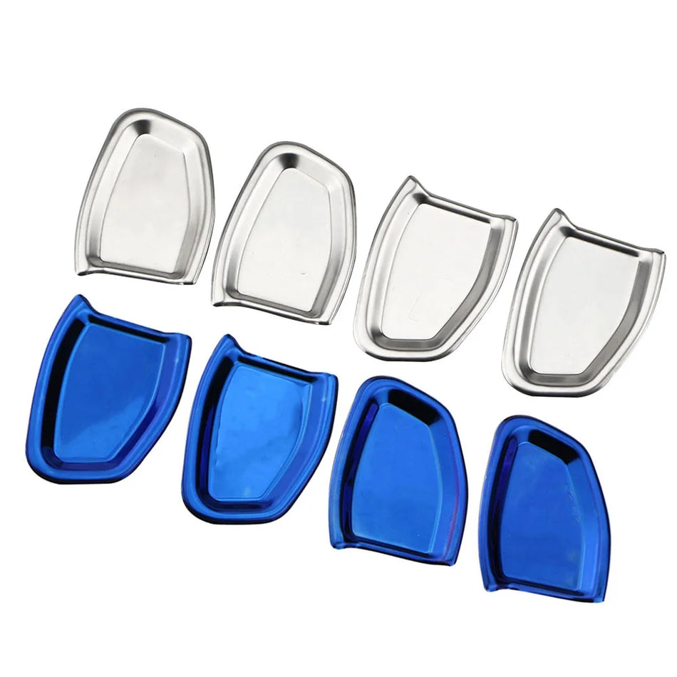 Inner Door Bowl Protection Covers Stainless Steel 4 Pcs Set for Jeep Renegade Durable Finish
