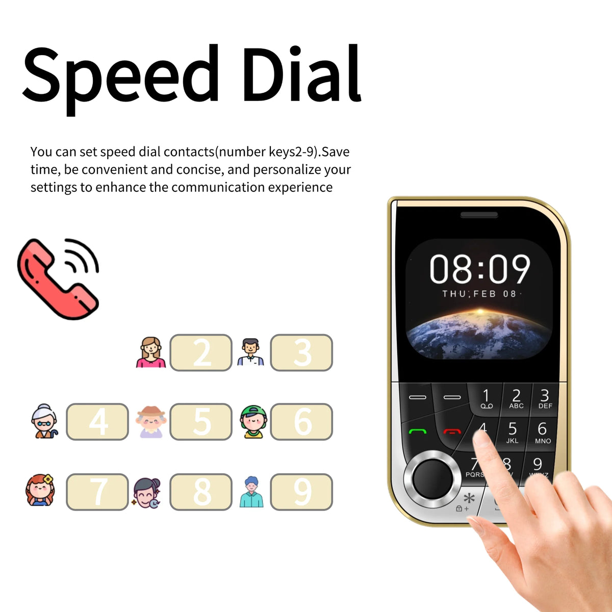 Pocket Phone Ultra Slim Dual SIM Voice Changer &ndash; Compact