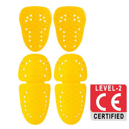 2025 CE Level 2 Motorcycle Pants Insert &ndash; Knee Hip Guard 4pcs Knee Hip