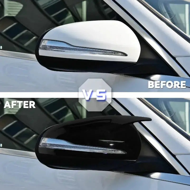 For Mercedes-Benz E GLC S C Class W205 W213 X253 W222 W238 LHD Rearview Side Mirror Cover Wing Cap Exterior Door Rear View Trim by InterCyprus Trading Ltd