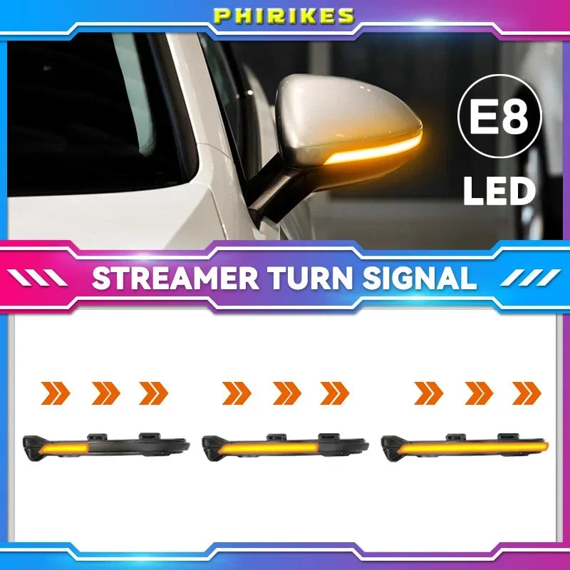 Dinamički LED pokazivač smjera kristal za VW Golf MK7 GTI ogledalo