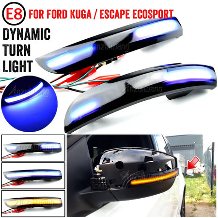Dynamic LED Mirror Blinker Lights For Ford Kuga II Escape by InterCyprus Trading Ltd